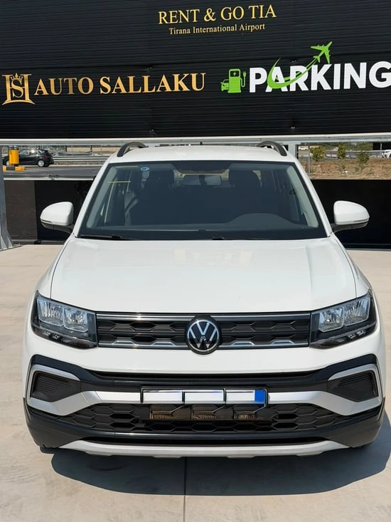 Merrni me qira një Volkswagen T-Cross të vitit 2025 në Tirana