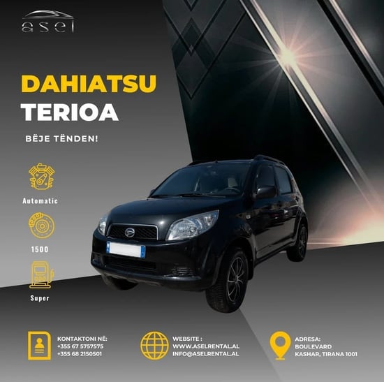 Alquila un 2007 Daihatsu Terios en Tirana